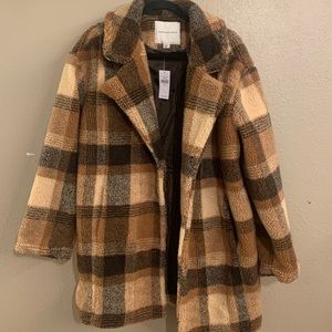 Sherpa Plaid jacket